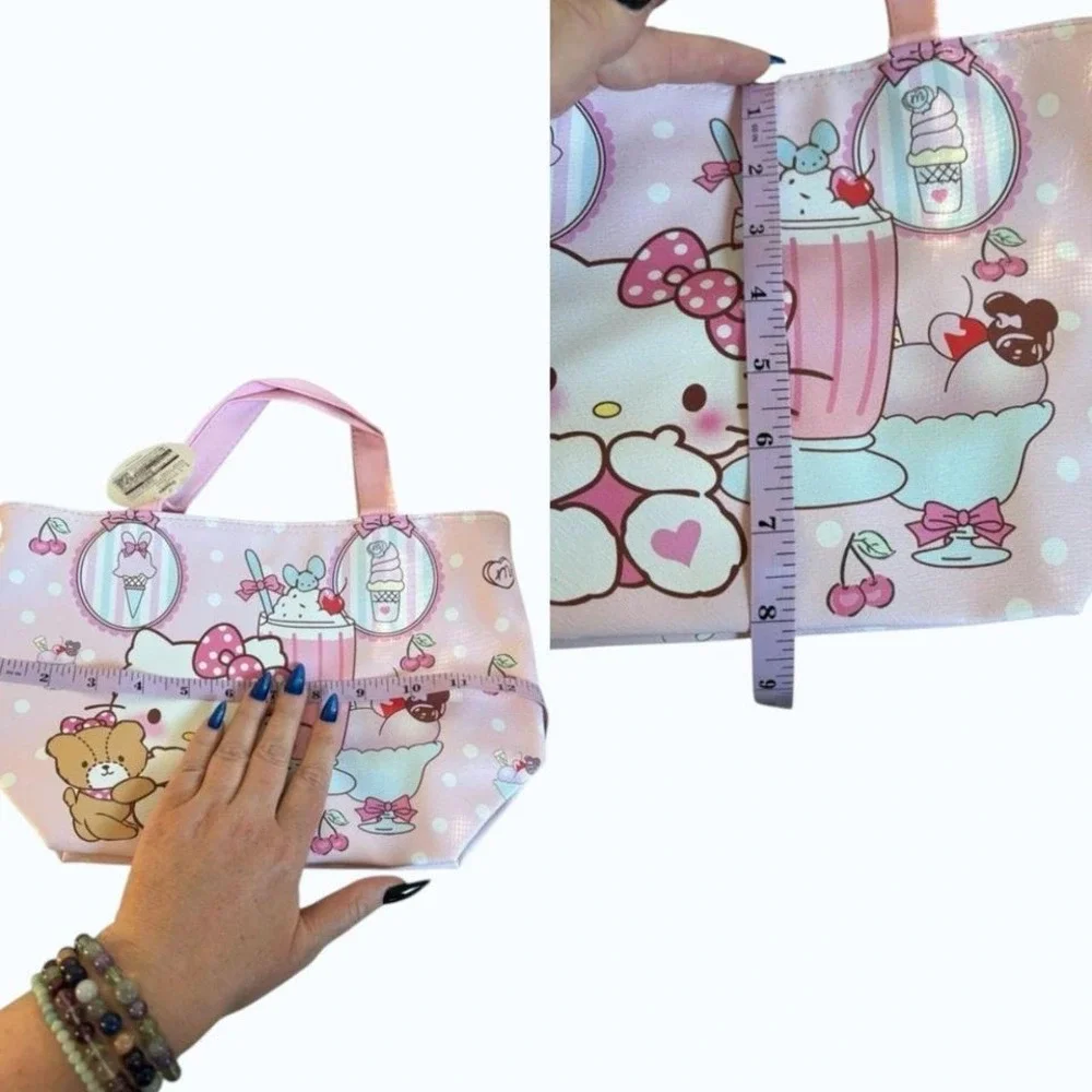 🍨 NWT Hello Kitty‎ Sanrio Mini Tote Lunch Bag 🎀